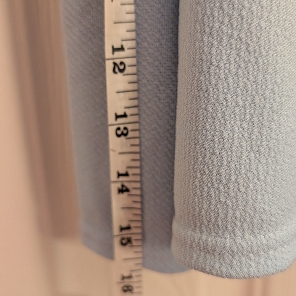 Blue Skater Mini Skirt with Pleats - Picture 8 of 8